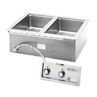 Wells Top-Mount Built-In Electric Auto-Fill Hot Food Well with (2) 12