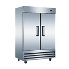Thumbnail image #1 for Admiral Craft Equipment Corp. Black Diamond USRF-2D 2-Section Solid-Door Reach-In Refrigerator, 46.5 Cu. Ft., Bottom-Mounted