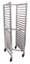 Thumbnail image #1 for Advance Tabco Special Value Series NR-20 Full-Height Mobile Aluminum Nesting Pan Rack, 20 Full-Size Pan Capacity