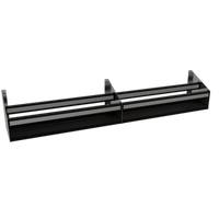 Glastender 55-Inch Double Speed Rail, Stainless Steel, Open Step-and-Rail Design