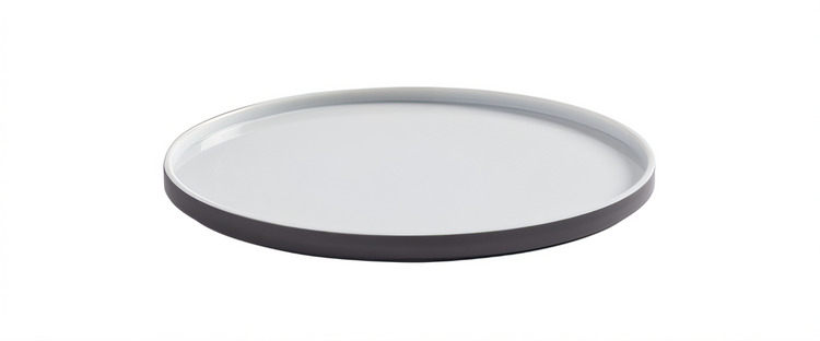 Product image #1 for 9-Inch Round Melamine Dinner Plate, Graphite