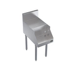Thumbnail image #1 for Krowne Royal Series KR24-14BF Freestanding Stainless Steel Underbar Blender Station, Flat Top with 9-Inch Recessed Shelf, 14-Inch W x 24-Inch D