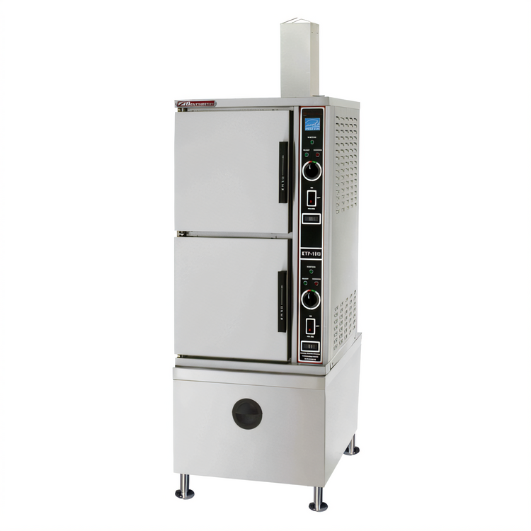 Product image #1 for Southbend Eco-Tech Plus Floor Model Gas Convection Steamer, 2 Compartments, 5-Pan Capacity per Compartment