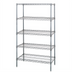 Thumbnail image #1 for Quantum 5-Shelf Chrome-Plated Wire Shelving Starter Kit, 36
