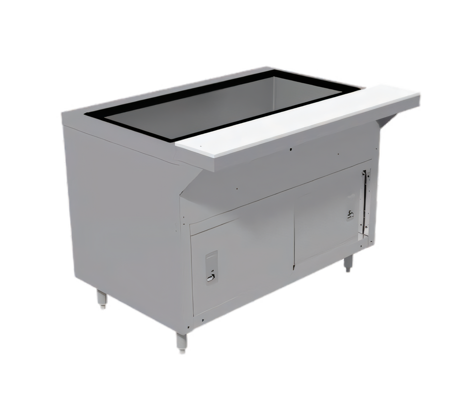 Product image #1 for Advance Tabco Triumph Supreme Heavy Duty Ice Cooled Serving Counter, 5-Pan, 77-3/4 Inch Wide, Stainless Steel