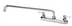 Thumbnail image #1 for Krowne Silver Series Deck-Mount Manual Faucet with 8-Inch Centers and 16-Inch Swing Spout