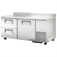 True TWT-67D-2-HC 67-Inch Deep Work Top Refrigerator with 1 Door and 2 Drawers