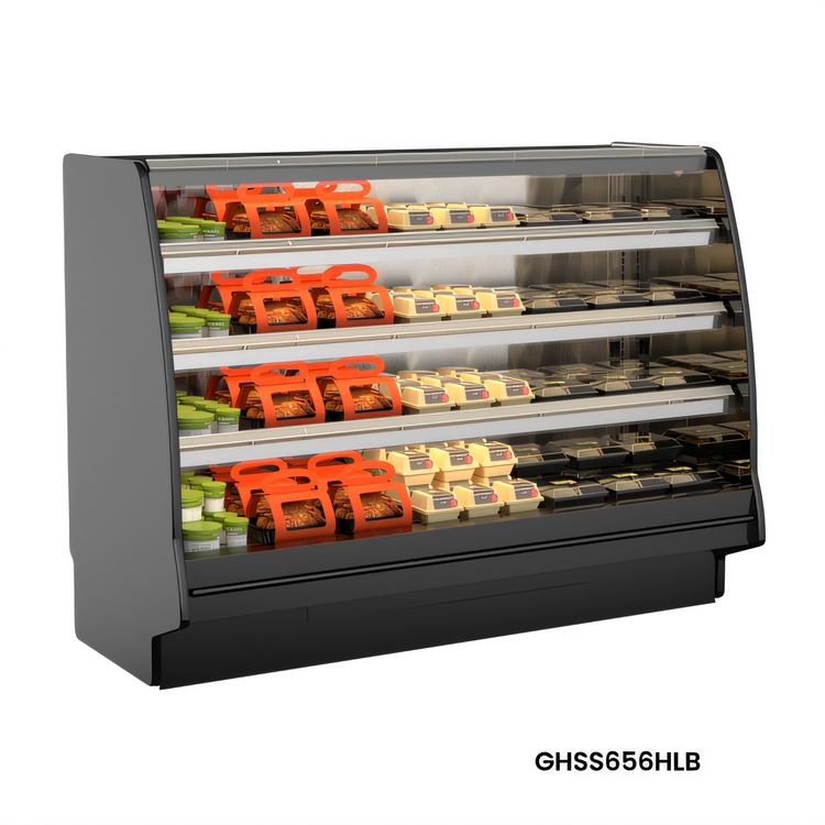Product image #1 for Structural Concepts Fusion Heated Self-Service Hot Food Display Case with 3 Heated Shelves, 75-3/8 Inch Wide