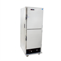 Cres Cor Mobile Heated Cabinet, 1-Compartment, 11 Full-Size Pan Capacity, Bottom-Mount Heater, Dutch Doors