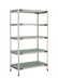 Thumbnail image #1 for MetroMax i 5-Tier Open Grid Polymer Starter Shelving Unit, 42W x 24D x 74H, Blue