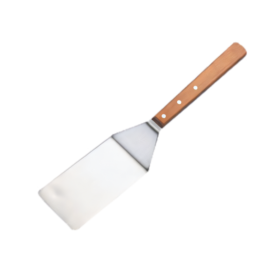 Product image #1 for American Metalcraft Oversized Stainless Steel Turner with Wood Handle, 4 x 8-Inch Blade, 20-Inch OAL