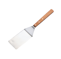 American Metalcraft Oversized Stainless Steel Turner with Wood Handle, 4 x 8-Inch Blade, 20-Inch OAL