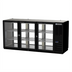Thumbnail image #1 for Beverage-Air 72-Inch Three-Section Food-Rated Pass-Thru Back Bar Refrigerator with 6 Glass Doors