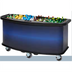 Thumbnail image #1 for Cambro 75-Inch Open-Well Vending Cart Base Unit Only with Red Wrap