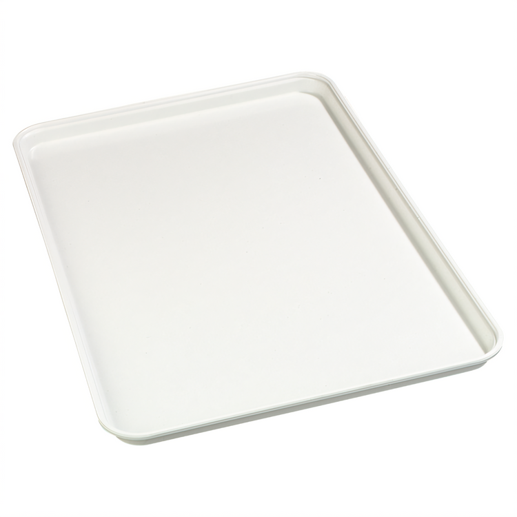 Product image #1 for Carlisle Pearl White Fiberglass Market Tray, 25-5/8" x 17-7/8" x 1-1/4"