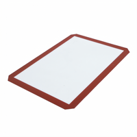 Omcan USA Half-Size Non-Stick Silicone Baking Mat, 16.5 x 11.75 Inches