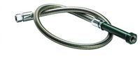 Krowne Royal Series 96-Inch Flexible Stainless Steel Pre-Rinse Hose with Grip