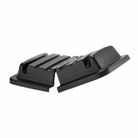 Rubbermaid Commercial Domed Hinged Cube/Utility Truck Lid, Black, 43-1/8 x 27-1/2 x 8-1/2 Inches