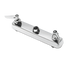Thumbnail image #1 for T&S Brass B-1120-LNM Low-Lead 8-Inch Center Deck-Mount Workboard Mixing Faucet, Less Nozzle