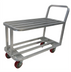 Thumbnail image #1 for Channel Manufacturing Heavy-Duty Aluminum Stocking Truck with Tubular Deck and 4 Casters, 18 x 44 x 36 Inches