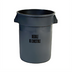 Thumbnail image #1 for BRUTE Round Food Handling Container without Lid, 32 Gallon, Gray, Inedible Imprint