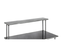 Eagle Group 60-Inch Table-Mount Single Deck Work Table Overshelf, 16/430 Stainless Steel