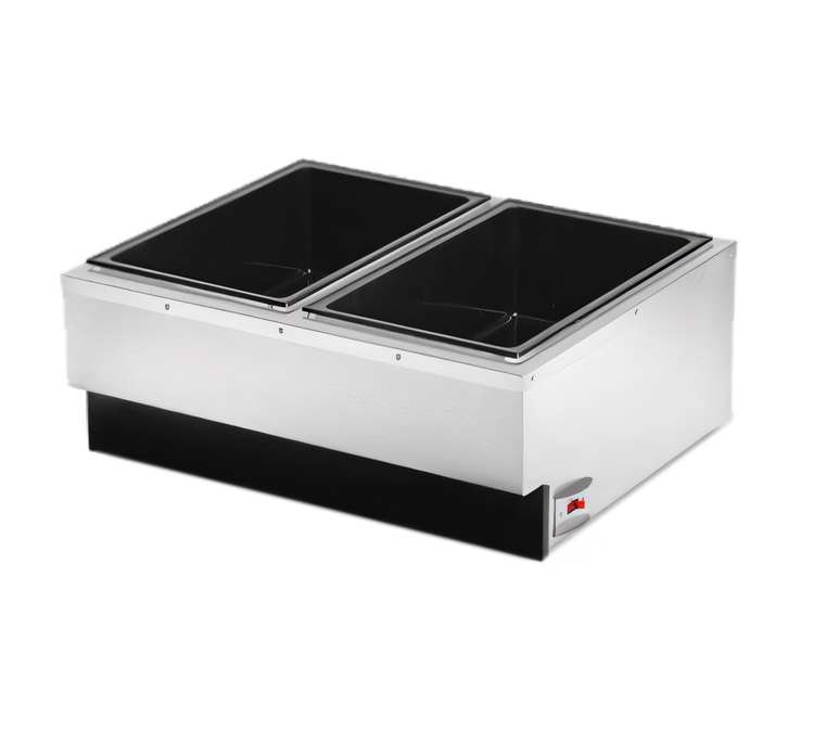 Product image #1 for Vollrath Cayenne® Dual Countertop Wet Food Warmer, 2 Full-Size Pan Capacity