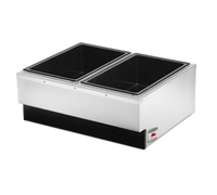 Vollrath Cayenne® Dual Countertop Wet Food Warmer, 2 Full-Size Pan Capacity
