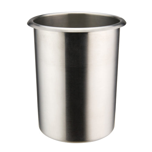 Product image #1 for Winco Prime 2 Qt Round Stainless Steel Bain Marie Pan, 5-3/4 x 7 In., Satin Finish
