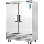 Thumbnail image #1 for Everest Refrigeration EBF2 50 Cu. Ft. Two-Section Reach-In Freezer, Solid Hinged Doors, Stainless Steel, Bottom-Mounted Refrigeration