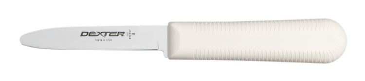 Product image #2 for Sani-Safe 3-Inch Narrow Clam Knife with White Polypropylene Handle