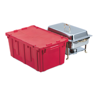 Vollrath Tote 'N Store Red Chafer Storage Box for Brass Trim, Trimline II, Continental & Swinger Chafers