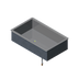 Thumbnail image #1 for Vollrath 36453 5-Pan Drop-In Non-Refrigerated Ice-Cooled Cold Pan, 68 x 26 Inches