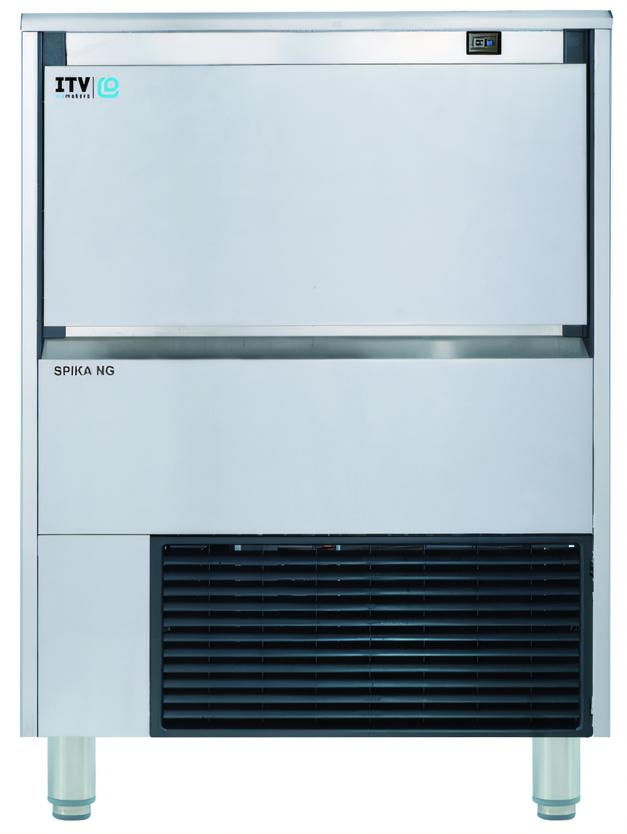 Product image #1 for ITV SPIKA NG 230 Self-Contained Full/Half Dice Ice Machine with 77 lb Storage Bin, 223 lb/Day