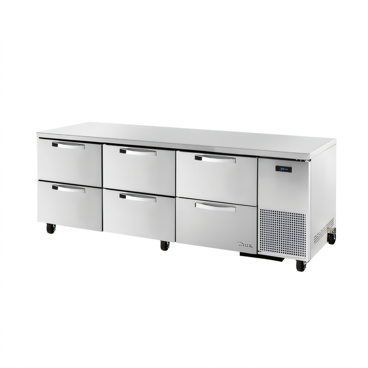 Product image #1 for True SPEC Series 93-Inch 3-Section Deep Undercounter Refrigerator with 6 Drawers