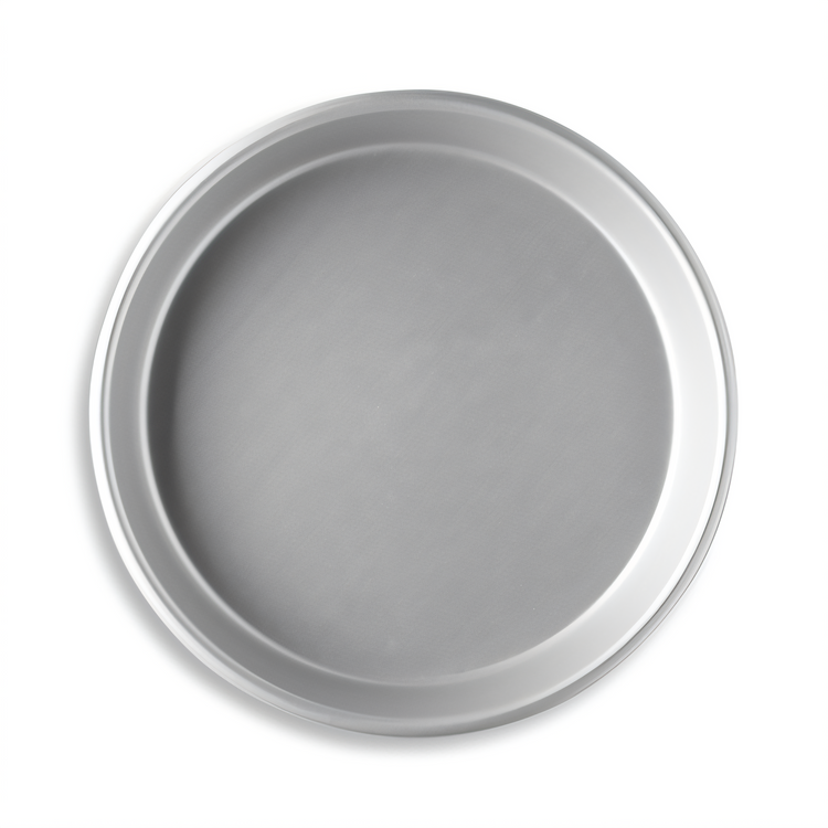 Product image #1 for Vollrath 6709CC 9.63 Inch Round Tapered Nesting Solid Aluminum Pizza Pan