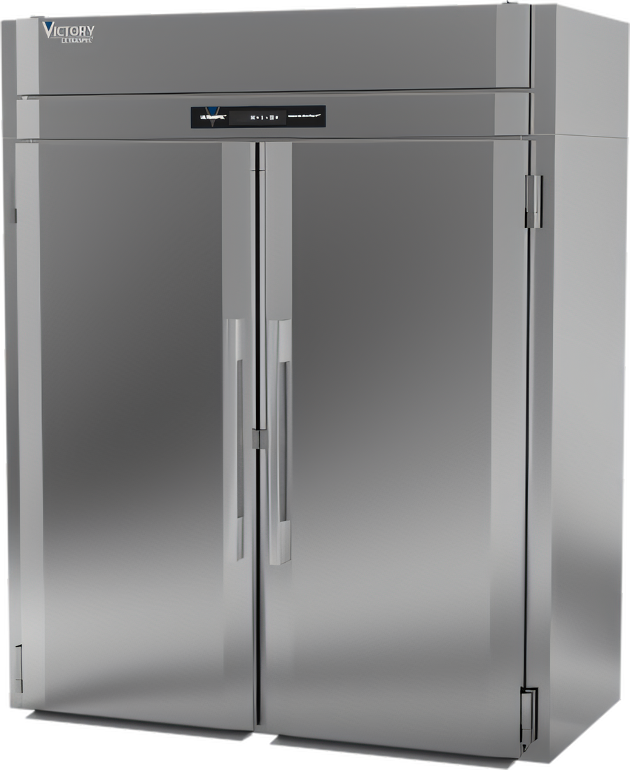Product image #1 for Victory UltraSpec Roll-In Two-Section Self-Contained Freezer, 70.84 Cu. Ft., Standard Depth