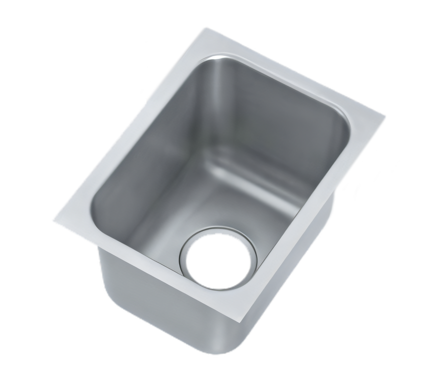 Product image #1 for Vollrath One-Compartment Weld-In / Undermount Stainless Steel Sink, 14 x 10 x 10 Inches, 20 Gauge