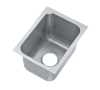 Vollrath One-Compartment Weld-In / Undermount Stainless Steel Sink, 14 x 10 x 10 Inches, 20 Gauge