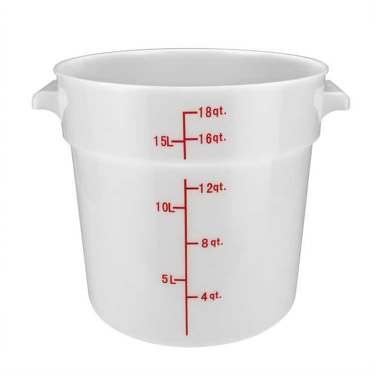 Product image #1 for Winco PPRC-18W Commercial Food Storage Containers Case of 6