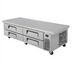 Thumbnail image #1 for Turbo Air Super Deluxe Extended Top Chef Base Refrigerator, 4-Drawer, Stainless Steel, Self-Contained Side-Mounted Refrigeration