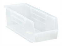 Quantum Ultra Stack & Hang Clear Polypropylene Storage Bin, 5-1/2 x 14-3/4 x 5 Inch