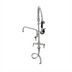 Thumbnail image #2 for Mini Pre-Rinse Single-Hole Deck-Mount Mixing Faucet with Add-On Faucet and 6-Inch Swing Nozzle