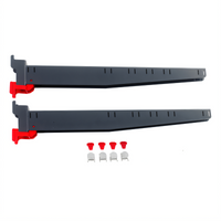 Metro SmartLever 30-Inch Cantilever Shelf Arm Pair with ArmKeepers