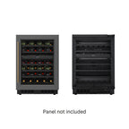 Thumbnail image #1 for Koolmore KM-CW46DZ-BPR 2-Section Dual-Zone Reach-In Wine Cooler with Glass Doors and Wooden Shelves