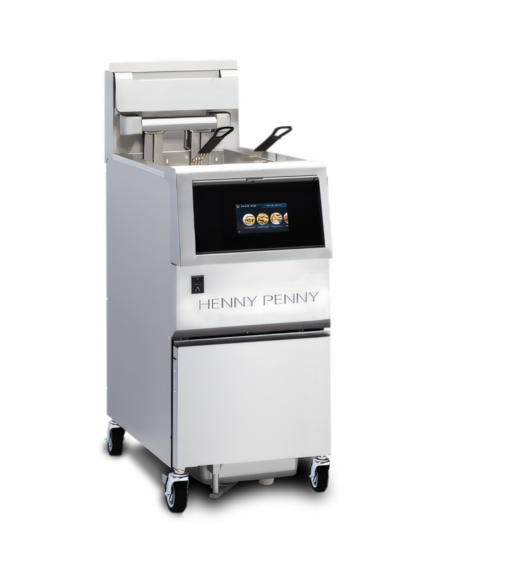 Product image #1 for Henny Penny F5 Open Electric Floor Fryer, 30 lb. Vat, Built-In Filtration