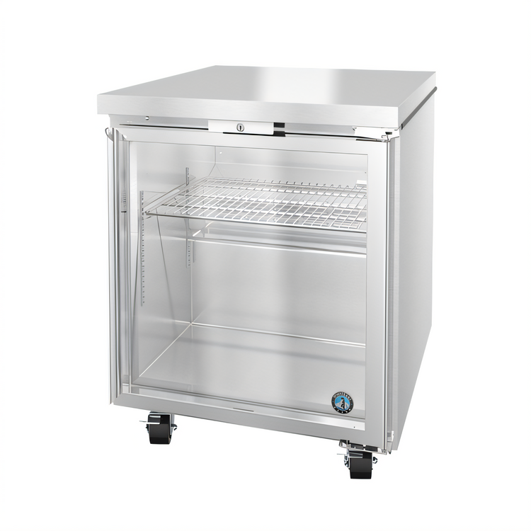 Product image #1 for Hoshizaki Steelheart 27-Inch Low Profile Undercounter Refrigerator with One Glass Door