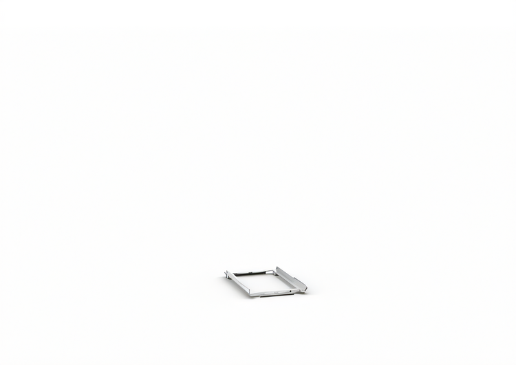 Product image #1 for RATIONAL Combi-Duo Half-Size Run-In Rail for Mobile Oven Racks and Plate Racks