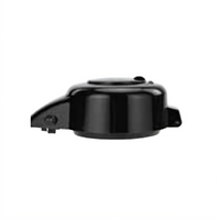 Winco Push-Button Polypropylene Air Pot Lid, Black