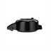 Thumbnail image #1 for Winco Push-Button Polypropylene Air Pot Lid, Black